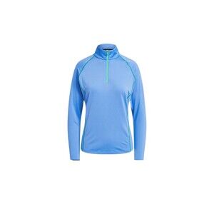 RLX Ralph Lauren Golf Womens XS Quarter Zip Long Sleeve Pullover Shirt Blue